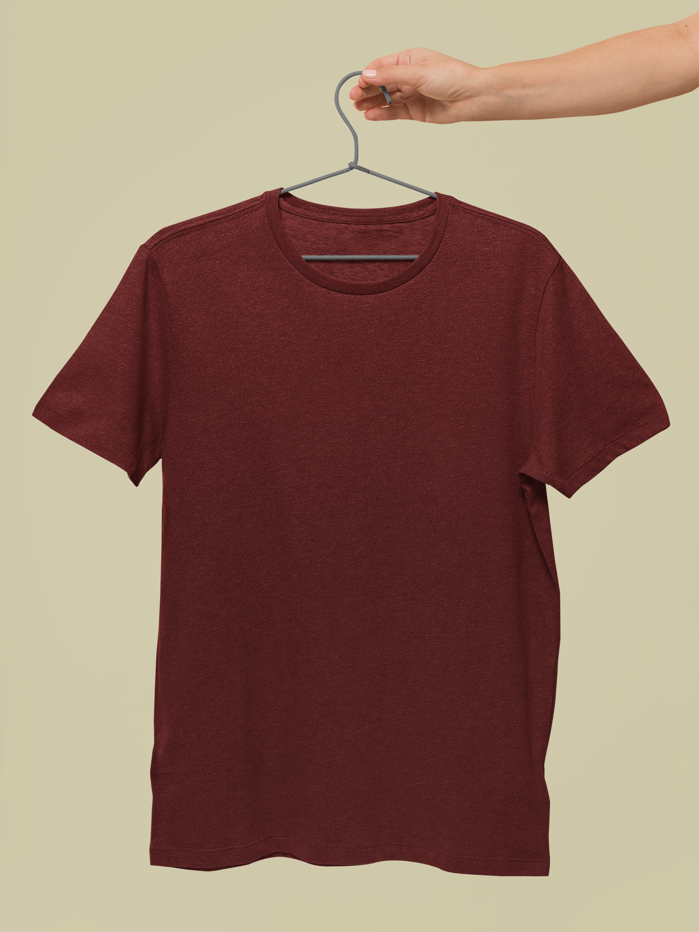 Cotton Solid Half Sleeves Mens T-Shirt Pack Of 4